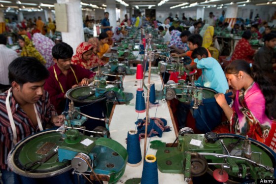 Garments worker in Bangladesh